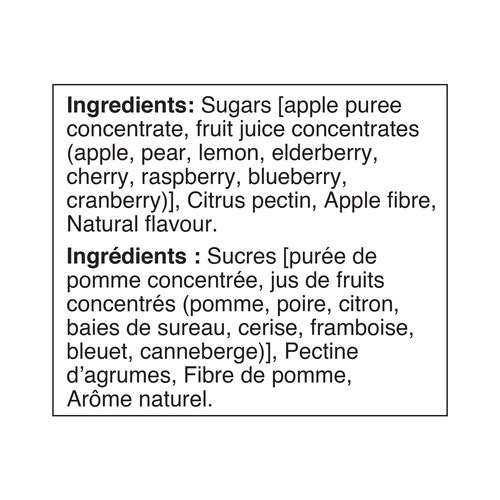 SunRype Fruitsource 100% Fruit Bites Apple Mixed Berry 170 g