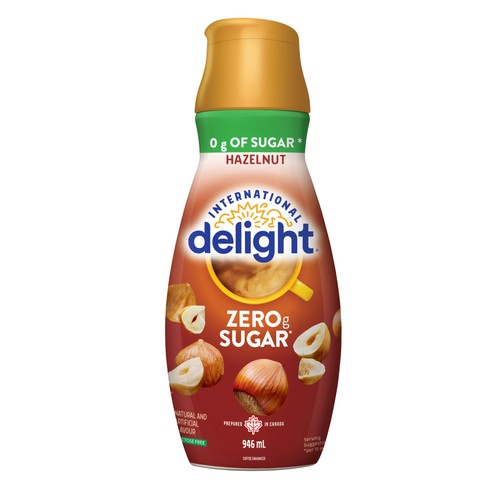 International Delight Zero Sugar Coffee Creamer Hazelnut 946 ml