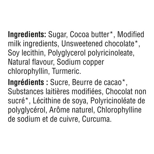 Nestlé Aero Peanut-Free Chocolate Bar Mini Peppermint 9 x 7.3 g