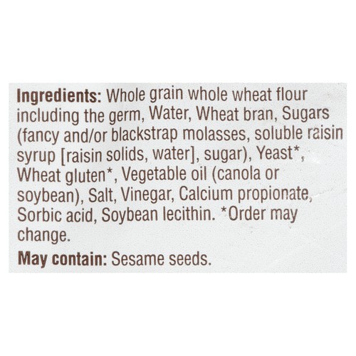 Dempster's Bread 100% Whole Wheat Whole Grains 600 g