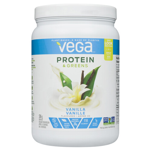 Vega Gluten-Free Protein & Greens Drink Mix Vanilla 526 g
