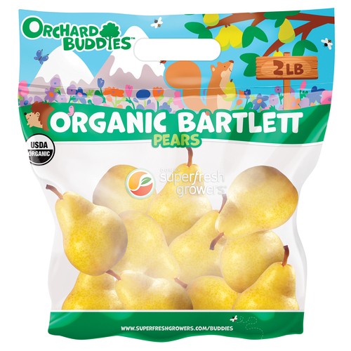 Lil Snappers Organic Pear Bartlett King Size 907 g