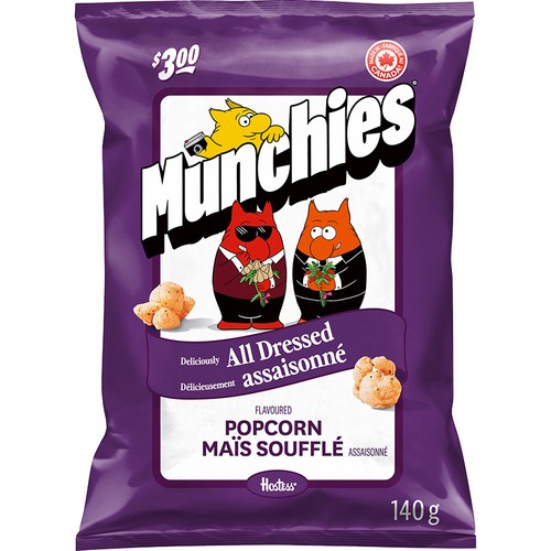 Munchies Popcorn Deliciously All Dressed Flavoured 140 g