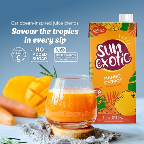 Sun Exotic Juice Drink Mango Carrot 1 L