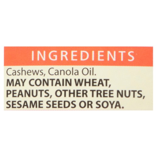 Dan D Pak Whole Cashews Unsalted 227 g