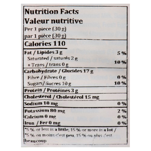 Lemon Square Cheese Cake Cheese Flavored 10 x 30 g