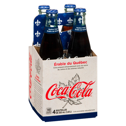 Coca-Cola Soft Drink Quebec Maple 4 x 355 ml (bottles)