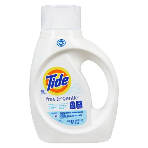 Tide Liquid Laundry Detergent Free & Gentle  1 L