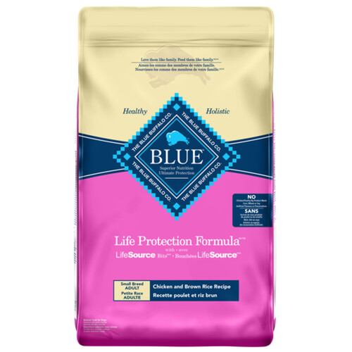 Blue Buffalo Dry Dog Food Life Protection Formula Small Breed Chicken & Brown Rice 4.5 kg