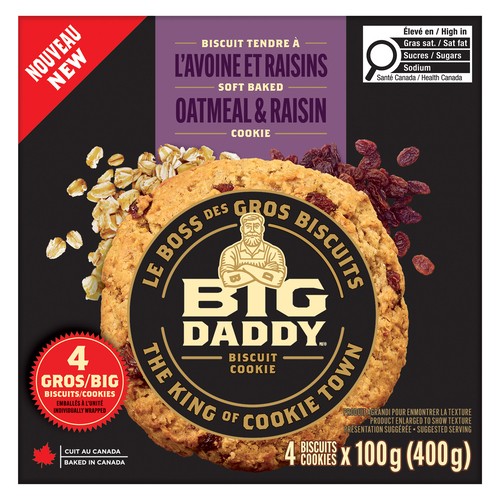 Big Daddy Cookie Oatmeal & Raisin 400 g