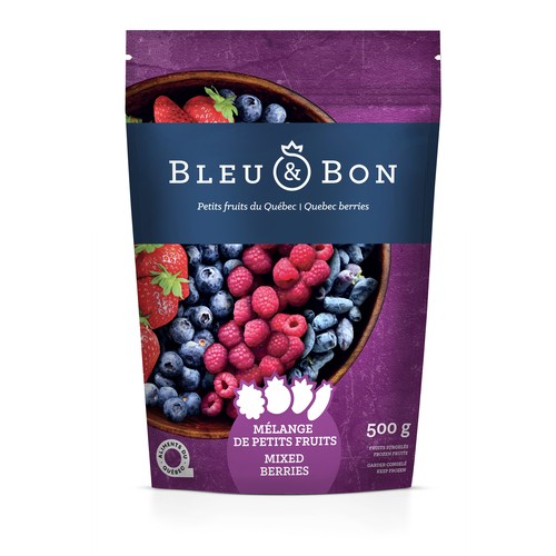 Bleu & Bon Frozen Mixed Fruit Strawberries/Blueberries/Raspberries 500 g