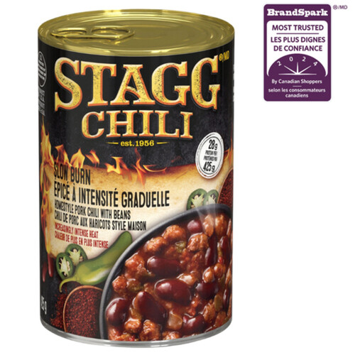 Stagg Chili Homestyle Pork Chili With Beans Slow Burn 425 g