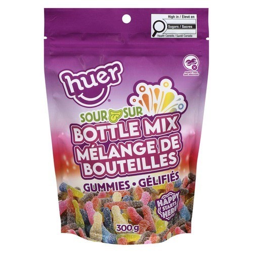 Huer Gummies Sour Bottle Mix 300 g