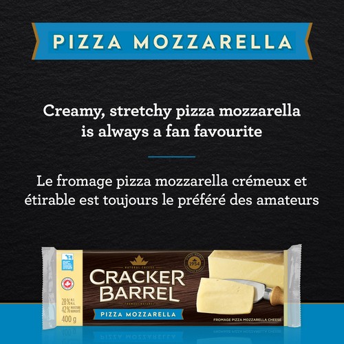 Cracker Barrel Cheese Pizza Mozzarella 400 g