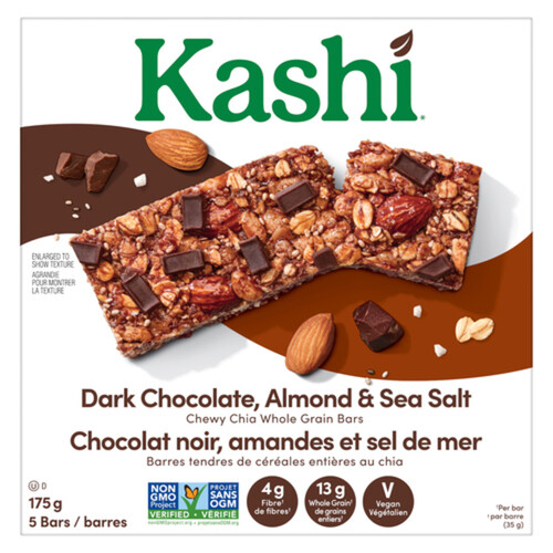 Kashi Chewy Bar Dark Chocolate Almond Sea Salt 175 g