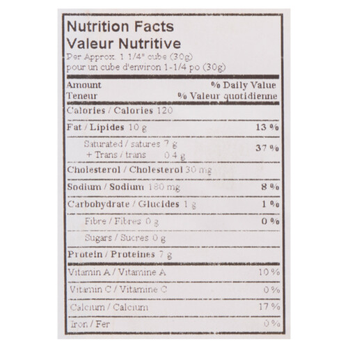 Balderson Cheddar White Extra Old Cheese 170 g Voilà Online Groceries