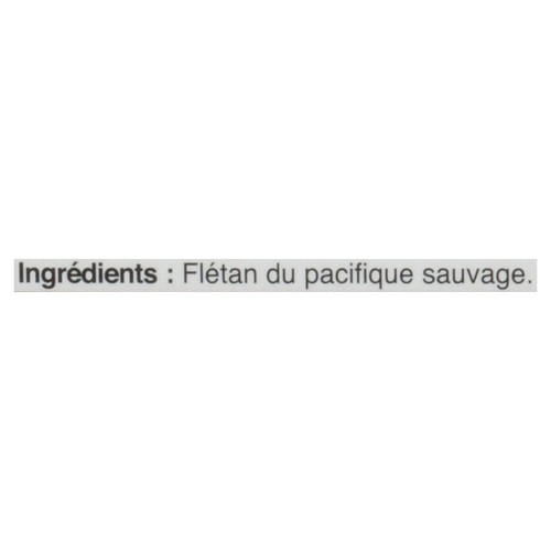 Sealove Poisson congelé flétan sauvage du pacifique 260 g