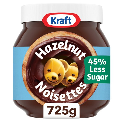 Kraft 45% Less Sugar Hazelnut Cocoa Spread 725 g