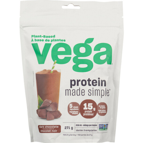 Vega Plant Based Protein Supplement Dark Chocolate 271 g