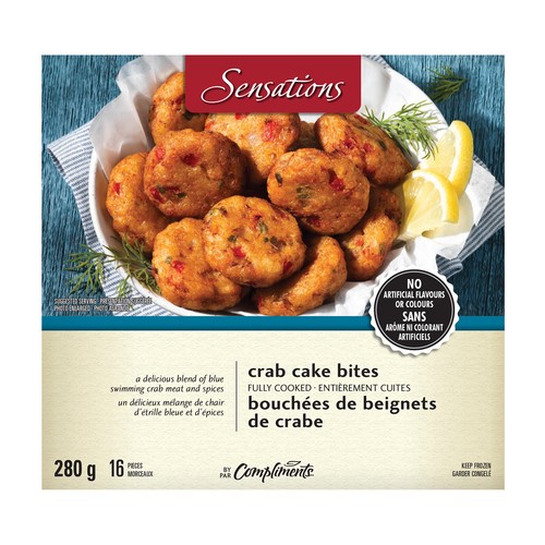Sensations Crab Cake Bites 280 g (frozen)