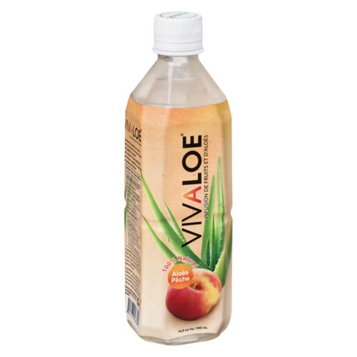 Vivaloe Aloe Peach Juice 500 ml (bottle)