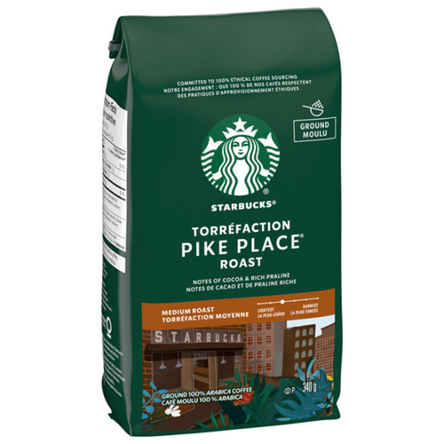 Starbucks Ground Coffee Pike Place Roast 340 g