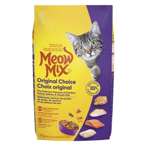 Meow Mix Dry Cat Food Original Choice 1.42 kg 