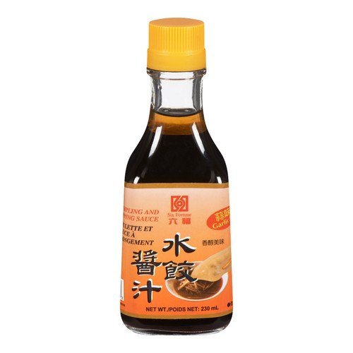 Six Fortune Dumpling Sauce Garlic 230 ml