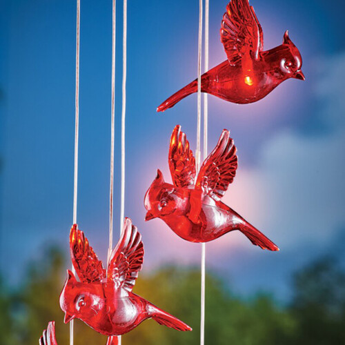 Solar Chimes Cardinals 1 EA