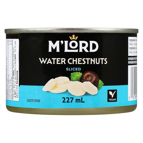 M'Lord Canned Sliced Water Chestnuts 227 ml