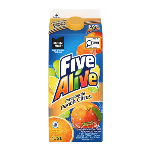 Five Alive Juice Passionate Peach Citrus 1.75 L