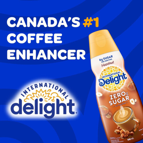 International Delight Zero Sugar Hazelnut Coffee Creamer 946 ml