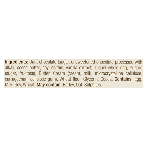 Chocolats Favoris Lava cake Dark chocolate 340 g