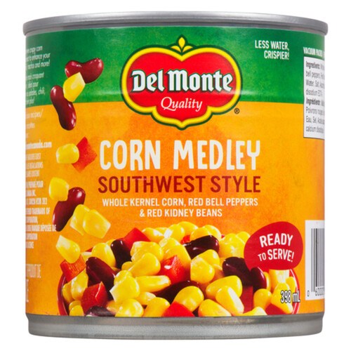 Del Monte Canned Corn Medley Southwest Style 398 ml