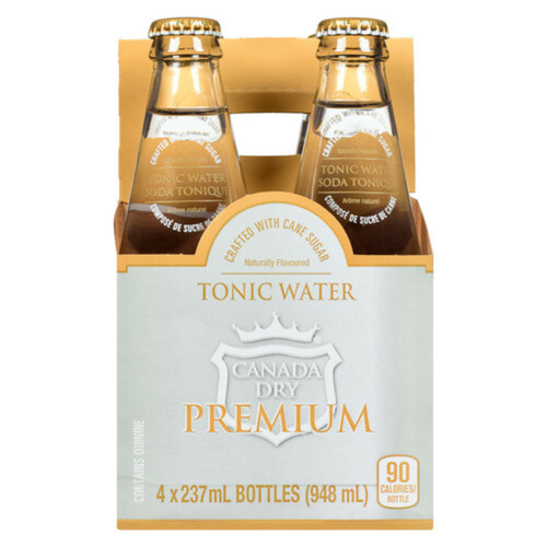 Canada Dry Premium Tonic Water 4 x 237 ml (bottles)