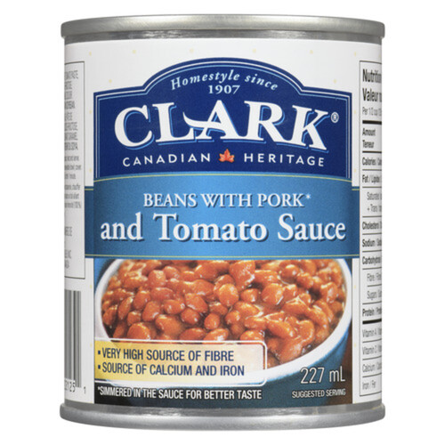 Clark Pork Baked Beans & Tomato Sauce 227 ml