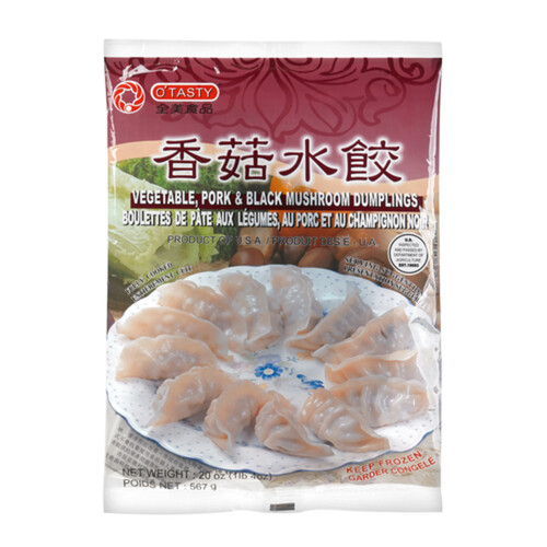 O'Tasty Frozen Dumplings Pork Mushroom 567 g 