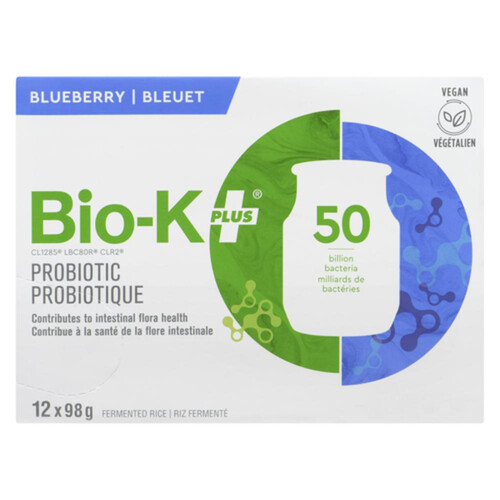 Bio-K Plus Probiotic Blueberry 12 x 98 g