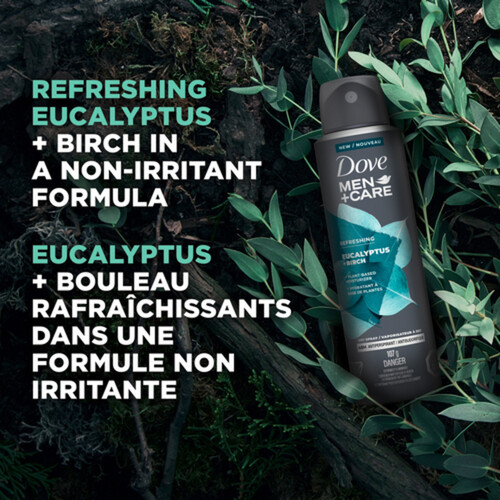 Dove Men+Care Antiperspirant Dry Spray Eucalyptus + Birch 107 g