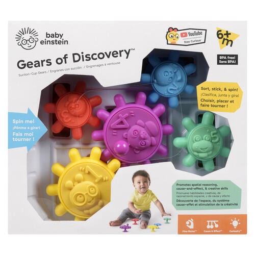Baby Einstein Gears of Discovery Suction-Cup Gears 6 m+