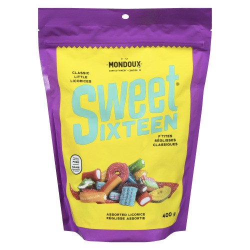 Mondoux Sweet Sixteen Licorice Assorted 400 g