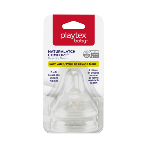 Playtex Baby NaturaLatch Silicone Nipples 2 Pack