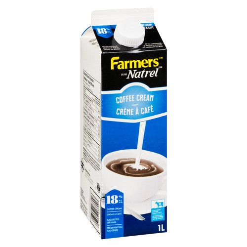 Farmers 18% Coffee Cream 1 L
