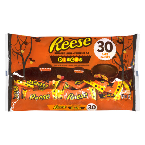 Reese's Chocolate Candy Peanut Butter Cups Halloween 30 Pieces 510 g