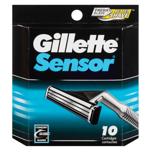 Gillette Sensor Razor Blade Refill 10 Cartridges