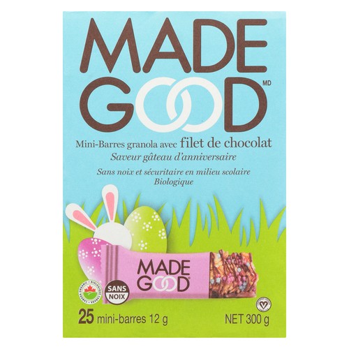 MadeGood Granola Bar Minis Easter Chocolate Drizzled Birthday Cake 300 g