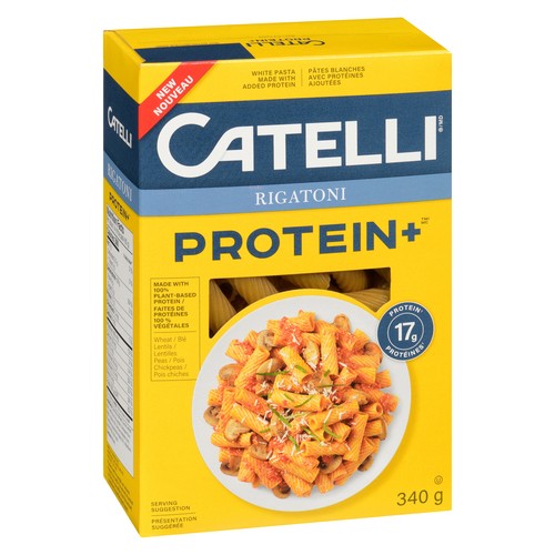 Catelli Protein+ White Pasta Added Protein Rigatoni 340 g