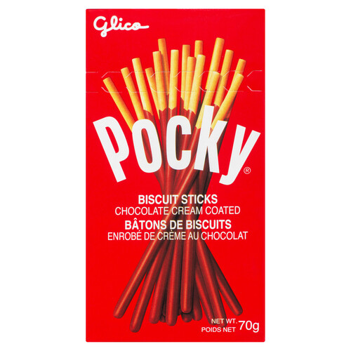 Glico Pocky Biscuits Sticks Chocolate Cream Coated 70 g