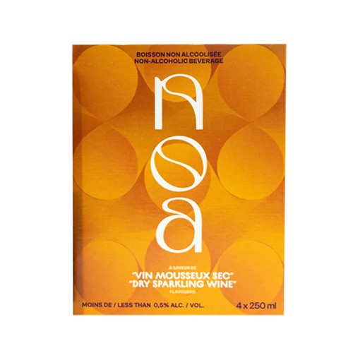NOA Non Alcoholic Sparkling Wine 4 x 250 ml (cans)