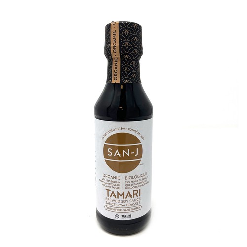 San-J Gluten-Free Soy Sauce Tamari Low Salt 296 ml